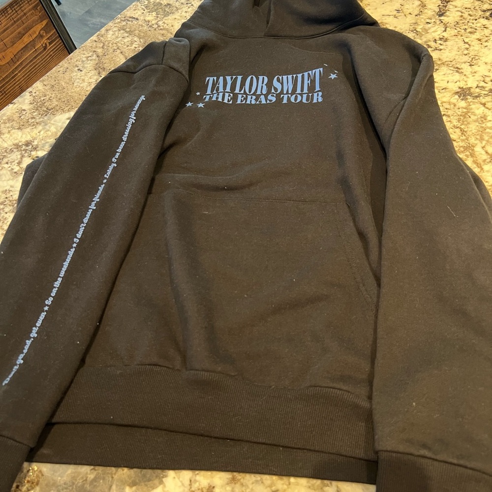 Taylor Swift The Eras Tour Black Hoodie